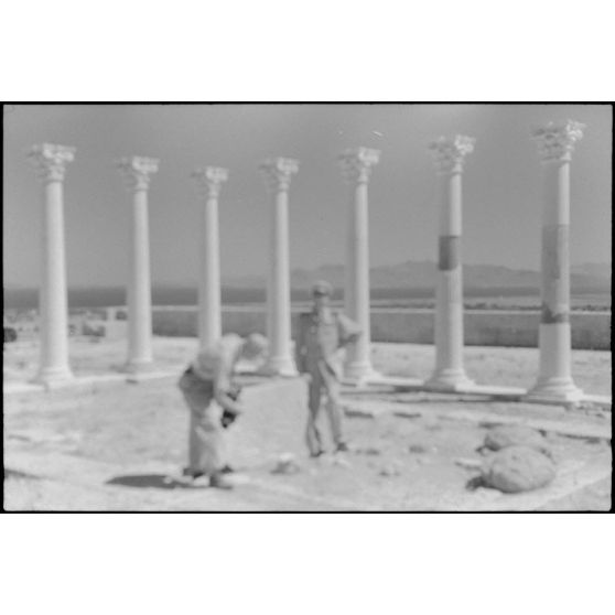 Ile de Kos, l'Asclépeion (image floue).