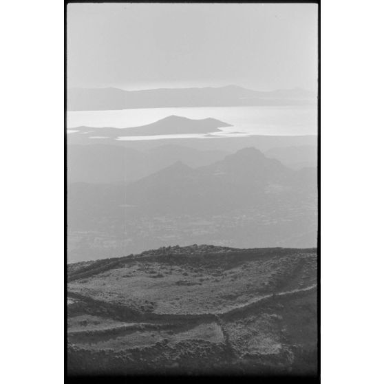 Paysage de Naxos, île des Cyclades.