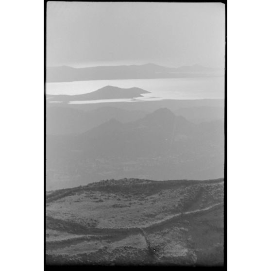 Paysage de Naxos, île des Cyclades.