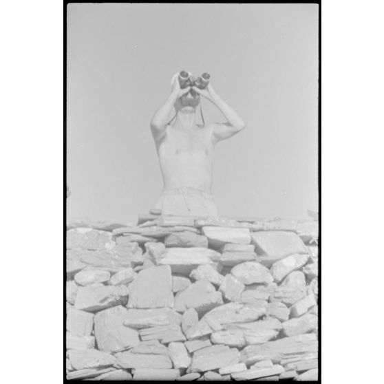 Paysage de Naxos, île des Cyclades.