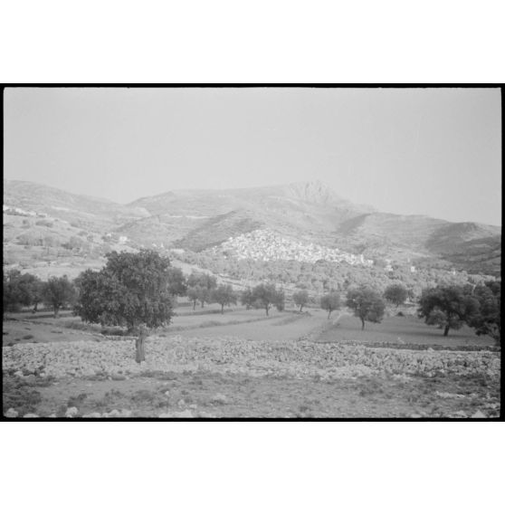 Paysage de Naxos, île des Cyclades.