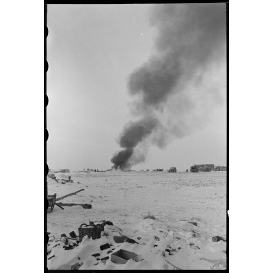 Dans le secteur de Sytschewka, lors de l'opération Büffelbewegung, la retraite allemande se poursuit.