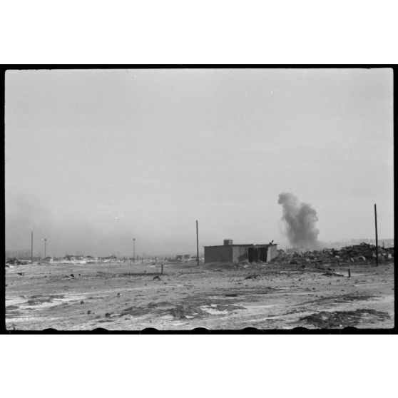 Wjasma (Viazma) encore occupée par l'armée allemande subit la pression constante de l'armée Rouge.