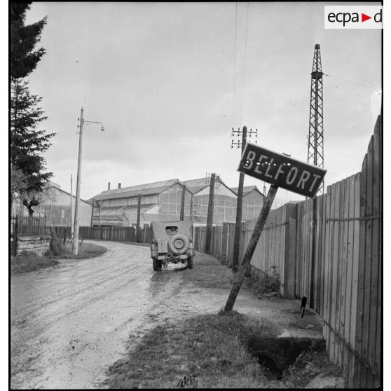 Arrivée à Belfort des troupes de la 2e DIM.