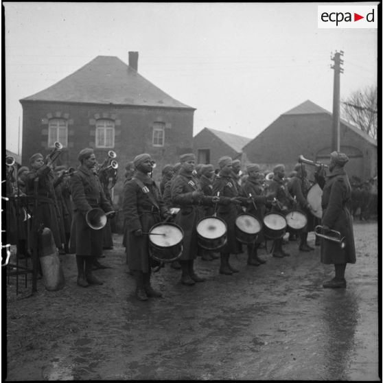 Plan général de la musique du 4e RTM.