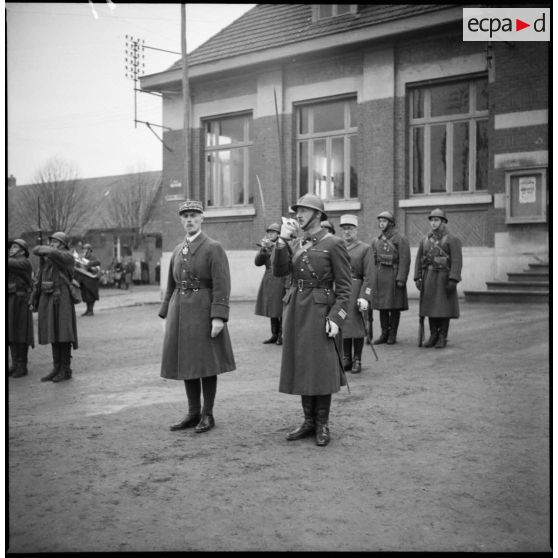 Le général de division Lucas lors de la cérémonie.