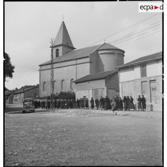 Plan général du chevet et de la nef d'une église.