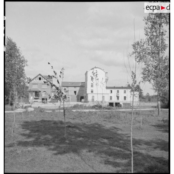 Plan général de bâtiments.