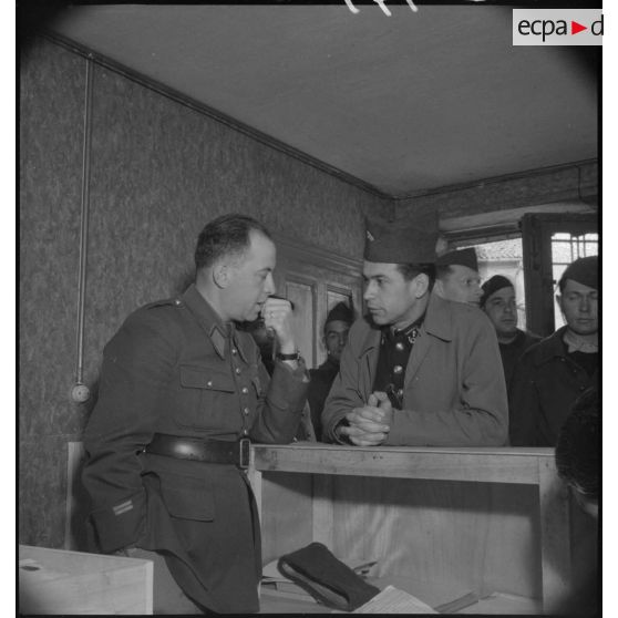 Perception de films SCA dans le secteur de la 2e armée.