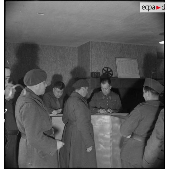 Perception de films SCA dans le secteur de la 2e armée.