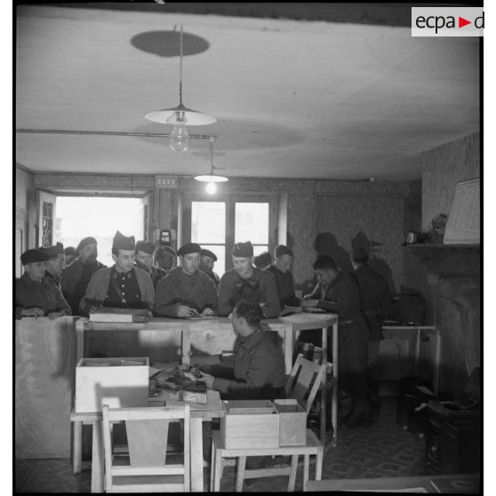 Perception de films SCA dans le secteur de la 2e armée.