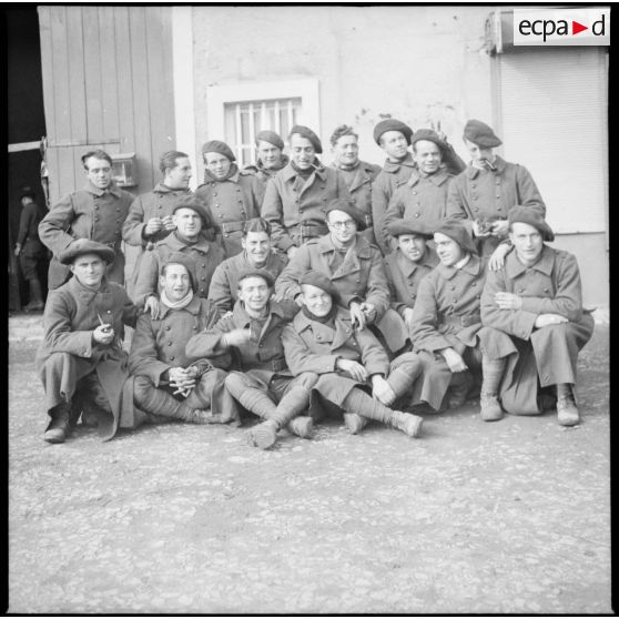 Photographie de groupe de fantassins du 80e RI.