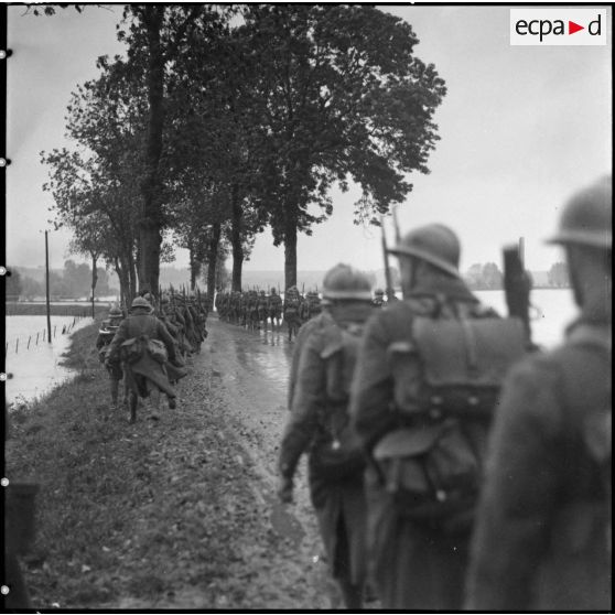 Mouvement de troupes dans le secteur de la 3e armée.