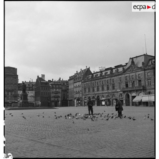 Plan général de la place Kléber à Strasbourg.