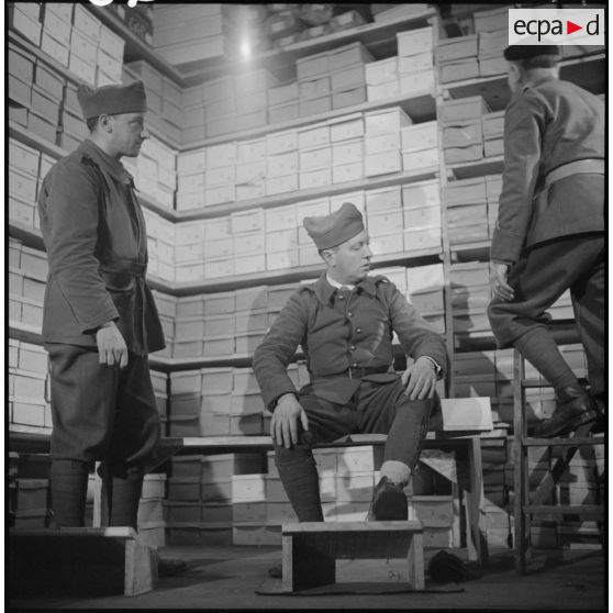 Habillement d'un fantassin de la 7e armée.