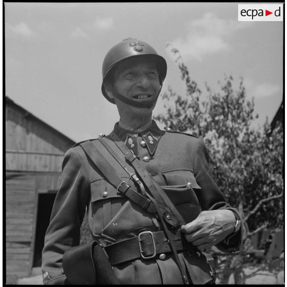 Portrait d'un lieutenant de la 7e armée.
