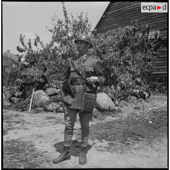 Portrait d'un lieutenant de la 7e armée.