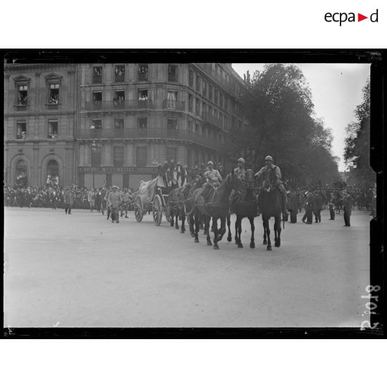 Paris. Obsèques nationales du général Gallieni. [légende d'origine]