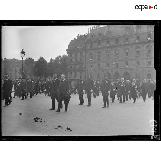 Paris. Obsèques nationales du général Gallieni. [légende d'origine]