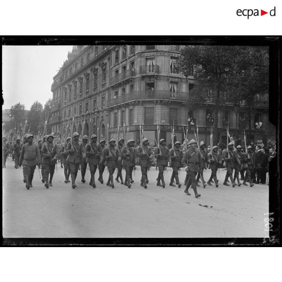 Paris. Obsèques nationales du général Gallieni. [légende d'origine]