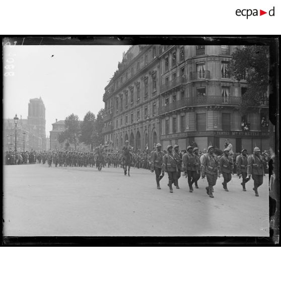 Paris. Obsèques nationales du général Gallieni. [légende d'origine]