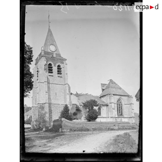 Arvillers (Somme). Extérieur de l'église. [légende d'origine]