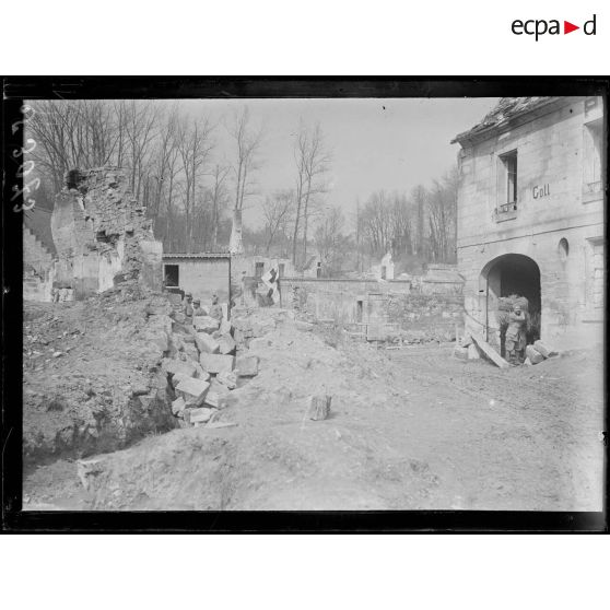 Bucy-le-Long (Aisne). Le poste de secours. [légende d'origine]