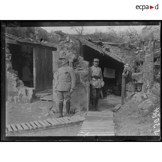 Sainte-Marguerite (Aisne). Poste de commandement. [légende d'origine]