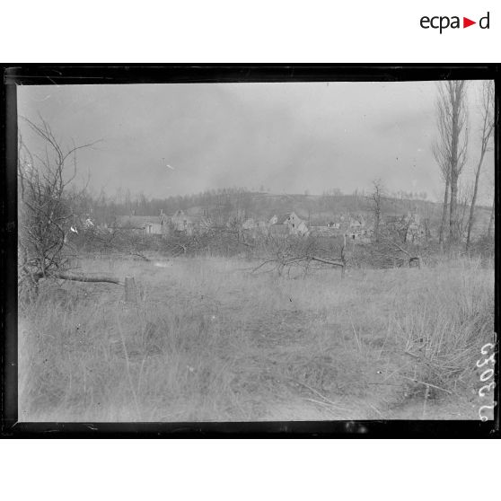 Sainte Marguerite (Aisne). Les lignes franco-allemandes. [légende d'origine]