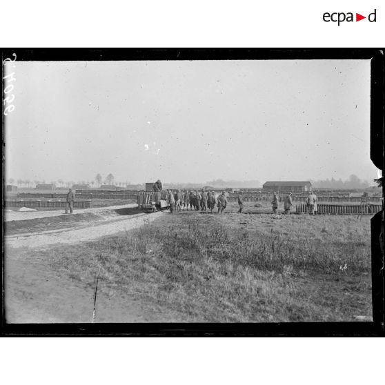 Mercin (Aisne). Dépôt de munitions. [légende d'origine]