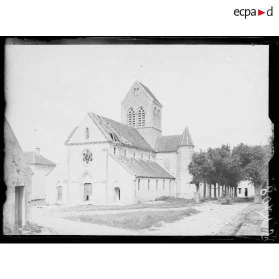 Marigny-en-Orxois (Aisne). L'église. [légende d'origine]