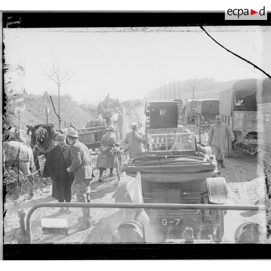 [Le Général Joffre à Dombasle, Meuse.]<br>