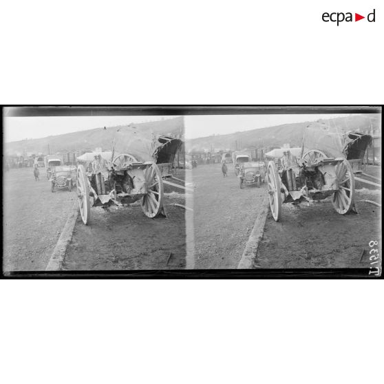 (Heippes) Meuse. Parc d'artillerie. 29-3-16. [légende d'origine]