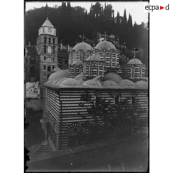 Mont Athos. Eglise du Zographe. [légende d'origine]