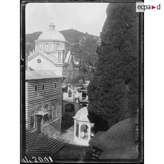 Mont Athos. Monastère Zographe. L'Eglise. [légende d'origine]