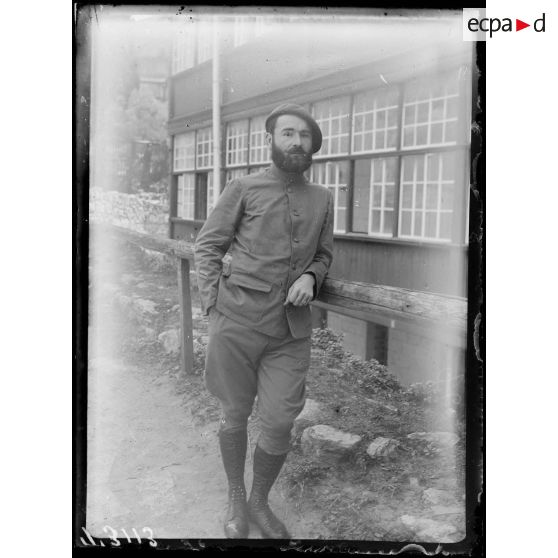 Mont Athos. Portrait. [légende d'origine]