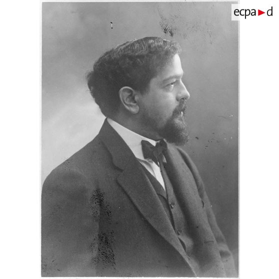 [Portrait de Claude Debussy (1862-1918), compositeur français.]