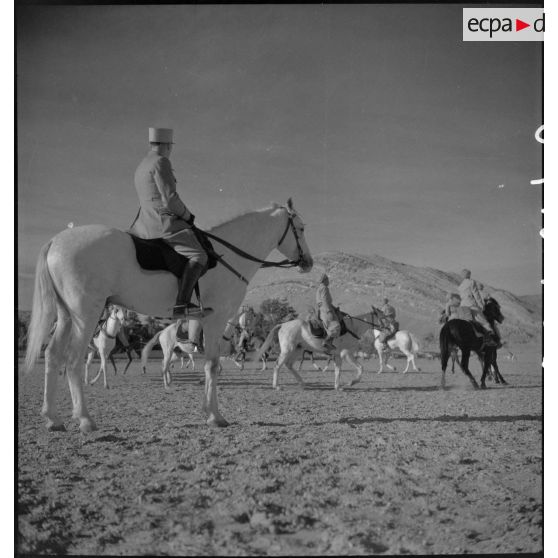 Classes à cheval au 5e escadron du 1er RSA.