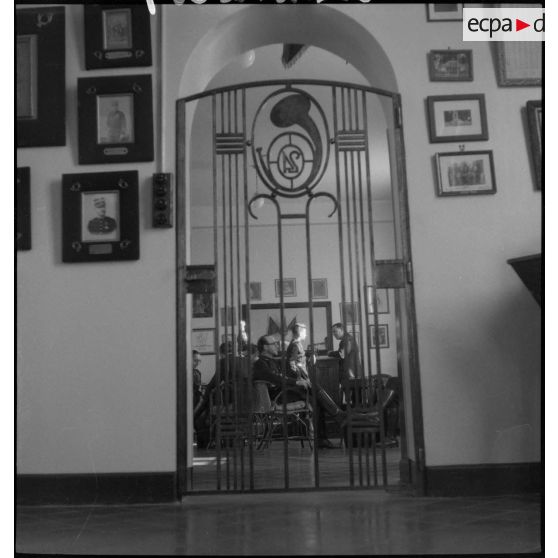 La salle d'honneur ou de traditions du 24e BCA.