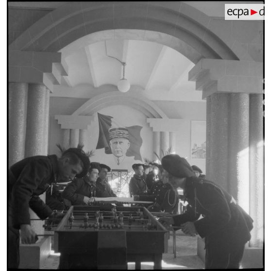 Le foyer du chasseur du 24e BCA.