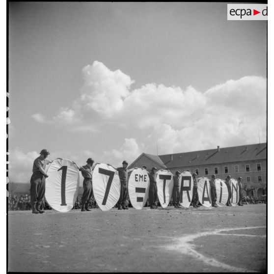 La 17e compagnie du train de Tarbes.