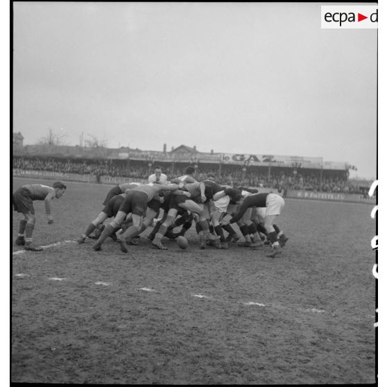 Finale du championnat de France militaire de rugby.