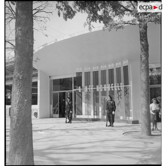 Entrée de l'exposition consacrée à l'armée d'armistice.