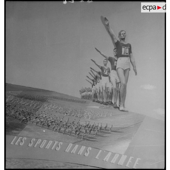 Exposition consacrée à l'armée d'armistice ou l'armée nouvelle.