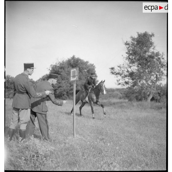 Epreuve de cross-country du concours.