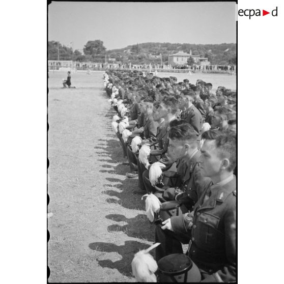 Le baptême de la promotion "Charles de Foucauld" de l'Ecole spéciale militaire de Saint-Cyr.
