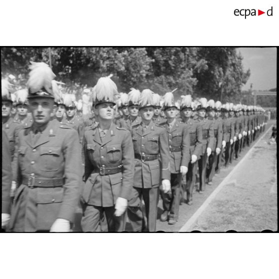 Défilé de la promotion "Charles de Foucauld" de l'ESM de Saint-Cyr.