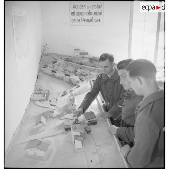 Maquette d'instruction technique.