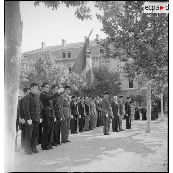 Cérémonie à l'EMP des Andelys, repliée à Béziers.