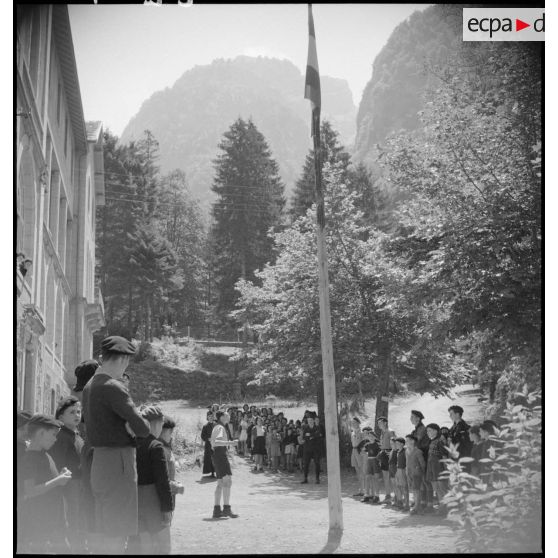 Rassemblement des enfants.